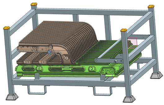 符合AGV搬运要求的料架